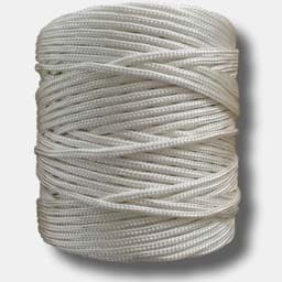 Show details for Braided twine | 0,25 mm diameter | Nylon (PA) | white Picture of Braided twine | 0,25 mm diameter | Nylon (PA) | white