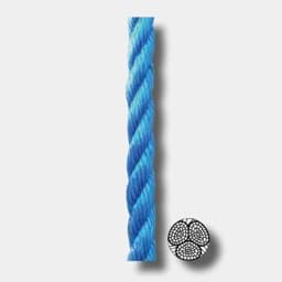 Show details for Rope | 20 mm diameter | 3-strands | polypropylene (PP) Picture of Rope | 20 mm diameter | 3-strands | polypropylene (PP)