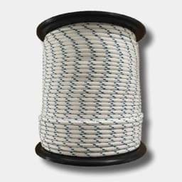 Afficher les détails pour Corde tressée | 8mm Ø | tresse ronde avec noyau | Polyester (PES) | blanc Image de Corde tressée | 8mm Ø | tresse ronde avec noyau | Polyester (PES) | blanc