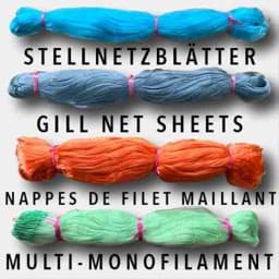 Afficher les articles de la catégorie Nappes de filet maillant | multi-monofilament (Mu-Mo) Images de la catégorie Nappes de filet maillant | multi-monofilament (Mu-Mo)