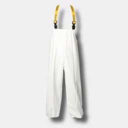 Show details for ELKA bib & brace | PU cleaning | white Picture of ELKA bib & brace | PU cleaning | white
