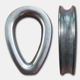 Afficher les articles de la catégorie Cosses pour câbles d'acier | extra lourd | fermé | inox Images de la catégorie Cosses pour câbles d'acier | extra lourd | fermé | inox