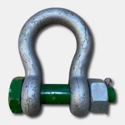 Afficher les détails pour Manille lyre | WLL 4,75 t | Green Pin | avec écrou et goupille Image de Manille lyre | WLL 4,75 t | Green Pin | avec écrou et goupille