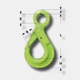 Zeige Details für Sicherheitslasthaken | Güteklasse 10 | für Kette ⌀ 6mm Bild von Sicherheitslasthaken | Güteklasse 10 | für Kette ⌀ 6mm