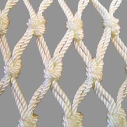 Afficher les détails pour Filet | maille de 20mm | „Trawl Twist“ | Nylon (PA) | double | longueur 800 mailles x hauteur 49,5 mailles | blanc Image de Filet | maille de 20mm | „Trawl Twist“ | Nylon (PA) | double | longueur 800 mailles x hauteur 49,5 mailles | blanc