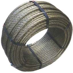 Afficher les détails pour Câble d'acier (fune de chalut) | diamètre 11mm | 6x7+âme textile | au mètre Image de Câble d'acier (fune de chalut) | diamètre 11mm | 6x7+âme textile | au mètre