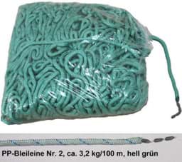 Afficher les détails pour Corde plombée | No. 2 | 3,2kg/100m | tresse en multifilament polypropylène (PP) Image de Corde plombée | No. 2 | 3,2kg/100m | tresse en multifilament polypropylène (PP)