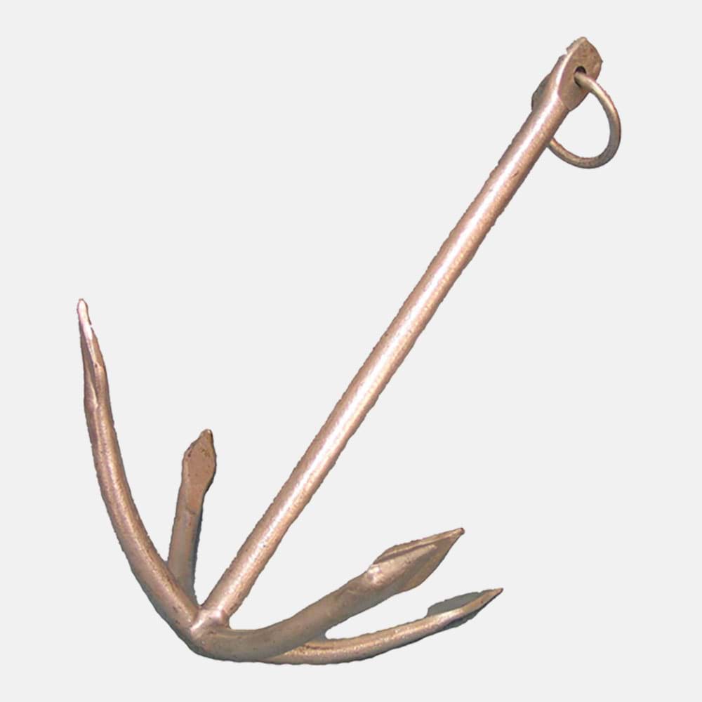 Ein klassischer Anker mit mehreren Flunken